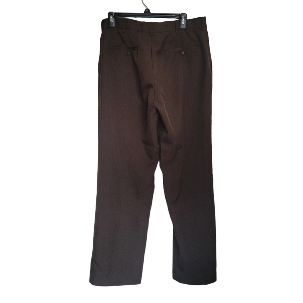 Perry Ellis Portfolio Brown Men's Dress Pants, Size 32 x 30